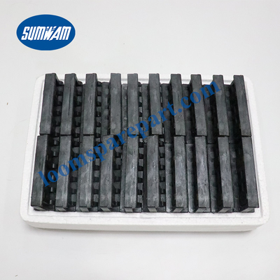 6 x 6 pièces de rechange de métier à tisser de Sulzer de projectile de bloc de dents de guide 911323622 911323272