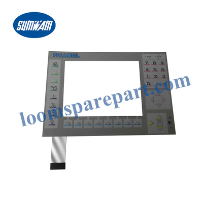Panneau B155819 B163113 BA300360 de contact à membrane de pièces de rechange de métier à tisser de Picanol de tissu