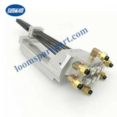 Bec de la canalisation six de pièces de rechange de métier à tisser de Toyota de textile avec le bec d'oscillation teint par fil de base